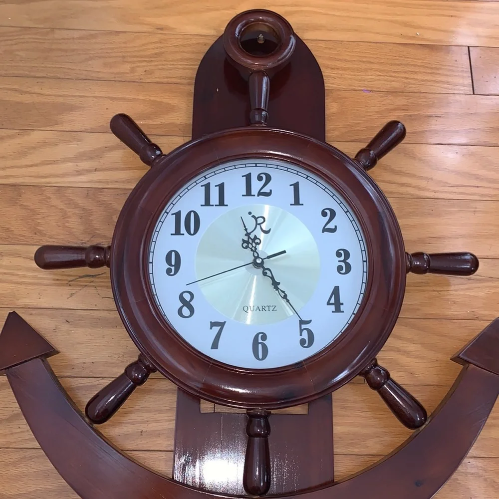 Sailor’s Ship Wheel Clock